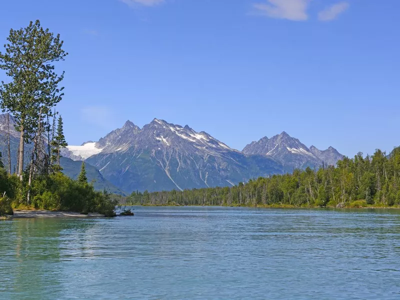 Mountain Lake on Lake Clark National Park