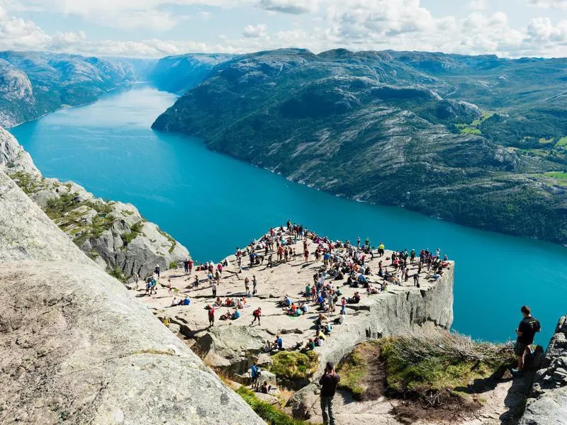 Pulpit Rock in Norway