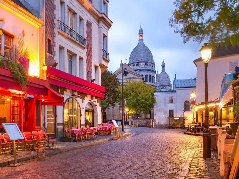 Paris Montmartre at dawn