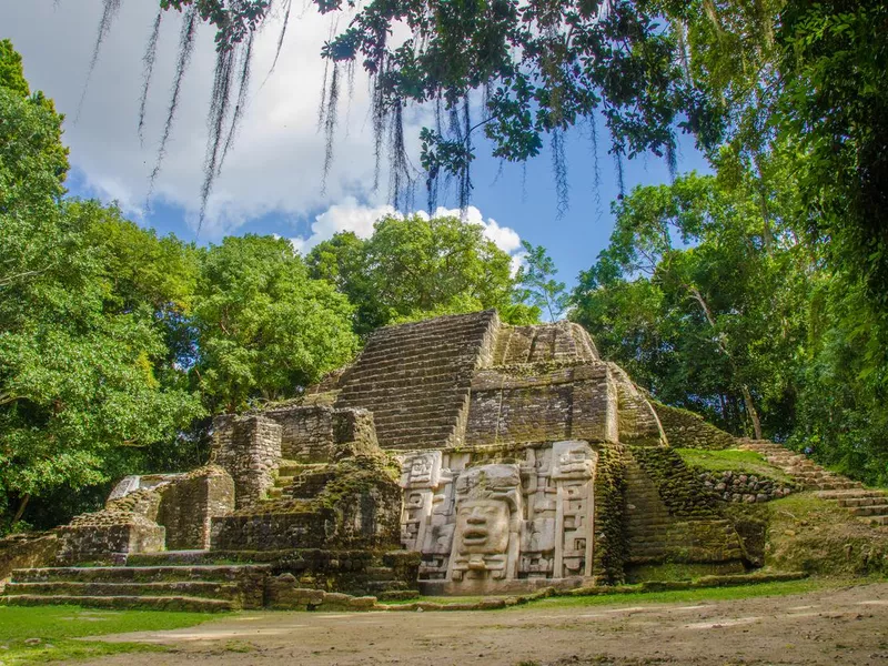 Lamanai ruins in Belize