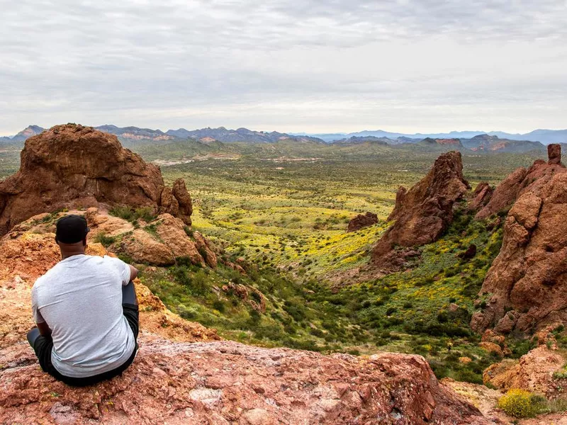 Flatiron Peak in Lost Dutchman State Park