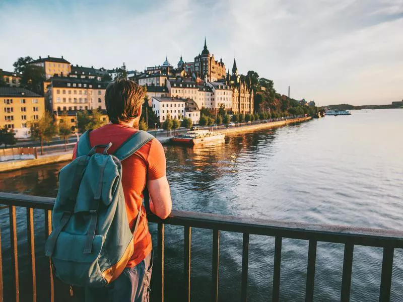 Tourist in Stockholm