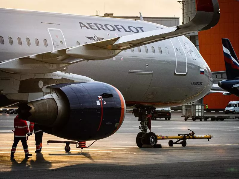 Aeroflot airplane