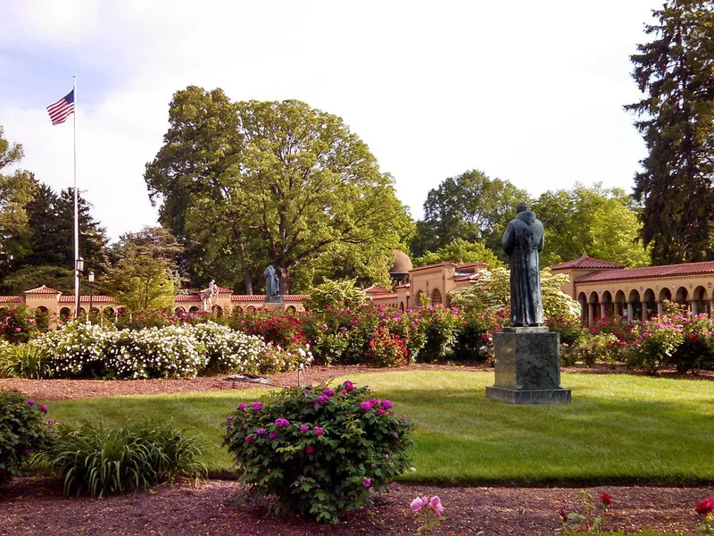 Franciscan Monastery of the Holy Land in America gardens