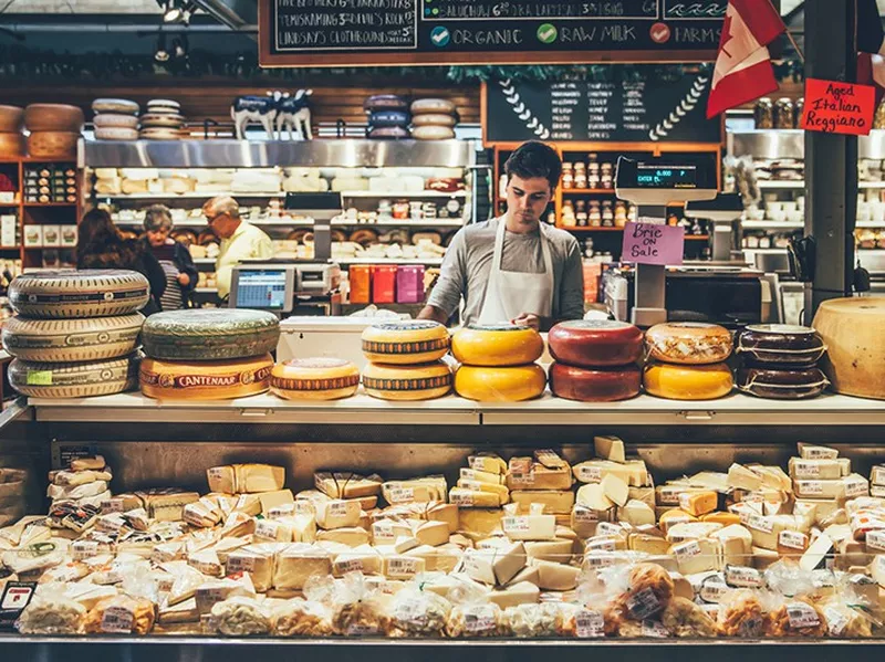 Canada cheese shop