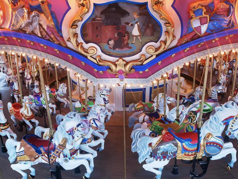 Disney carousel ride