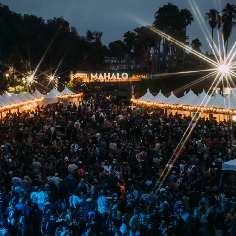 The Mahalo stage at Ohana Fest