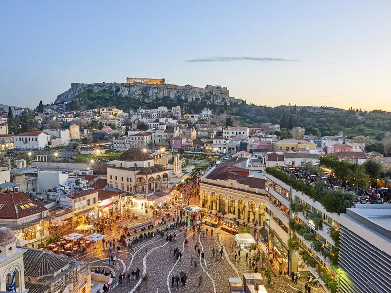 Athens by night