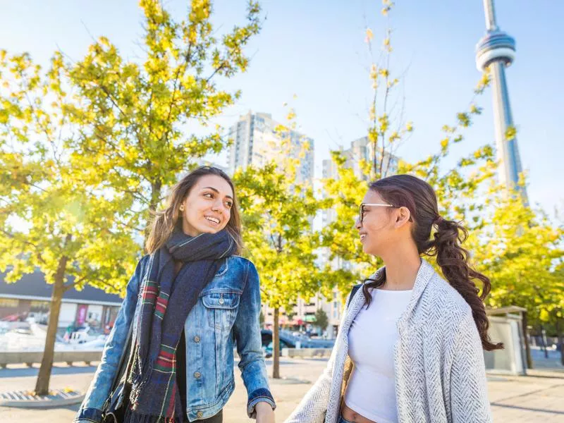 Women walking in Downtown Toronto