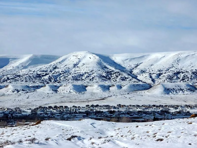 Rock Springs, Wyoming in winter