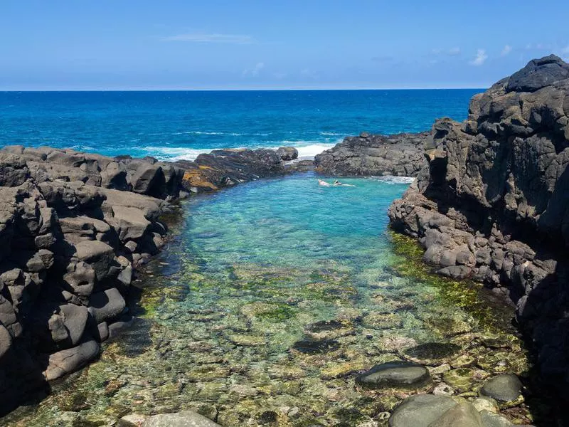 Queen's Bath in Kauai, Hawaii