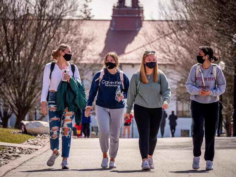 Students at Montclair State University