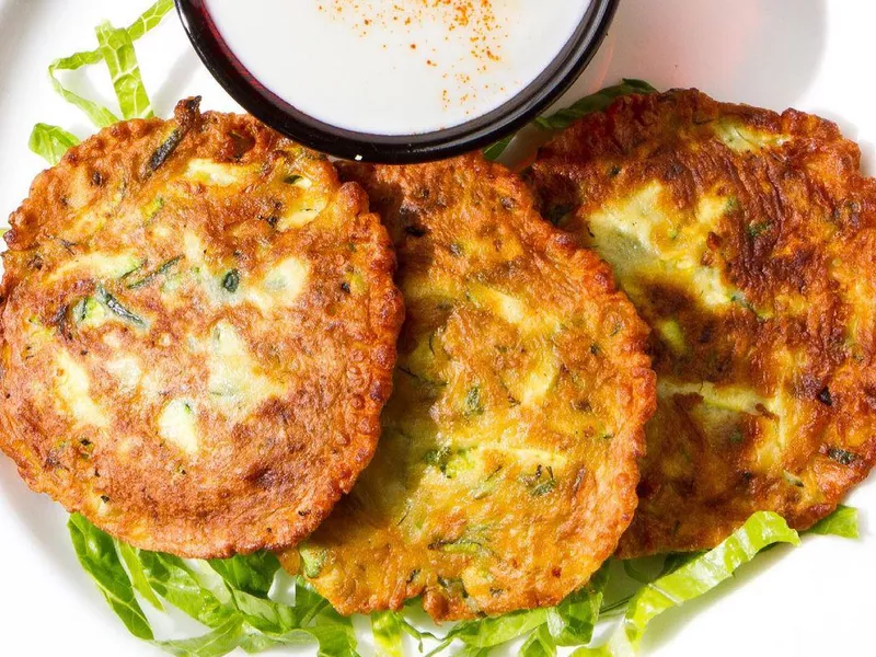 Mucver zucchini pancake from one of the best Turkish restaurants in New York