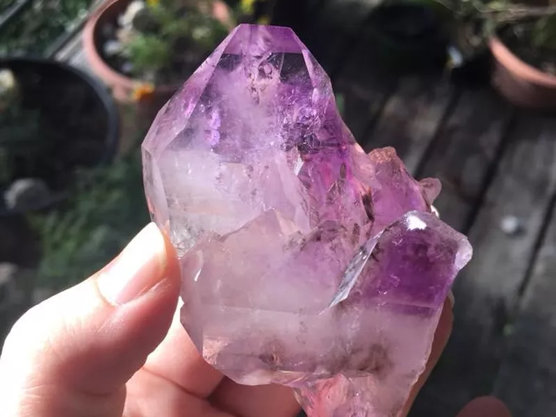 Digging for amethysts in Georgia