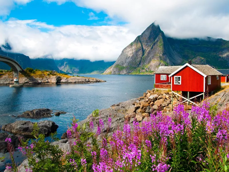 Lofoten islands in Northern Norway