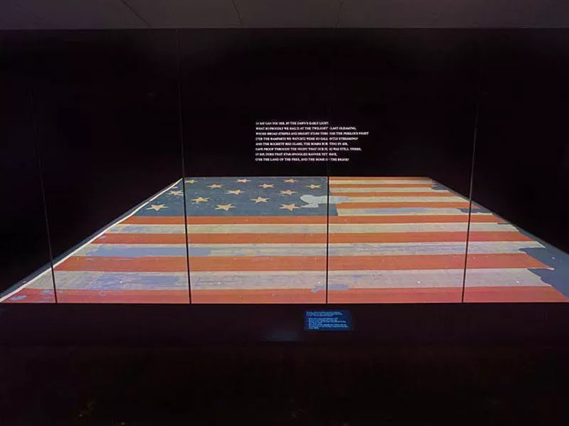 Original star spangled banner flag