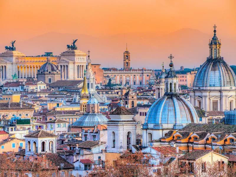 Rome, Italy rooftops