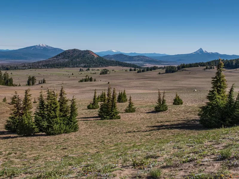 The Pumice Desert by the Crater Lake