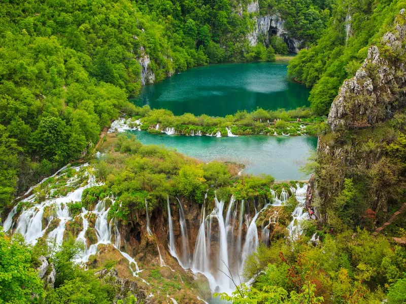 Waterfalls in Plitvice National Park