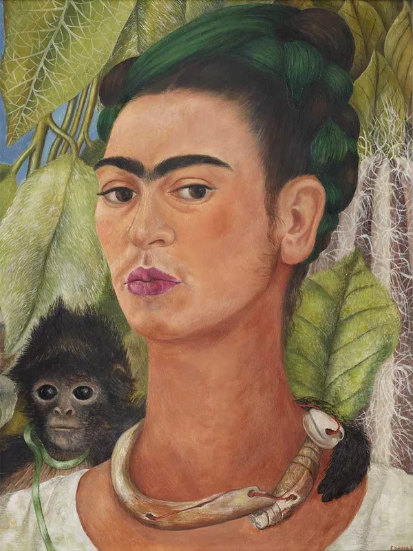 Self-portrait with Monkey