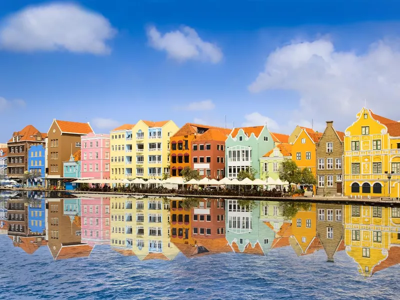 Downtown of Willemstad, Curacao