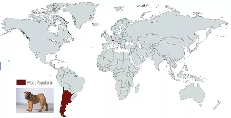 Shar pei map