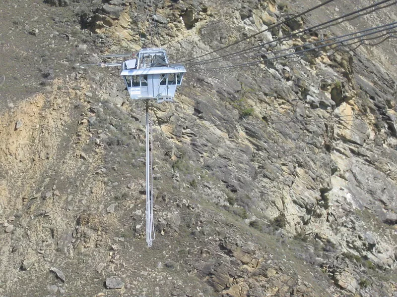 The Nevis bungee jumping in New Zealand