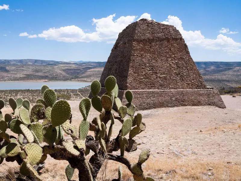 Votiva pyramid, Archaeological site of La Quemada (Mexico)