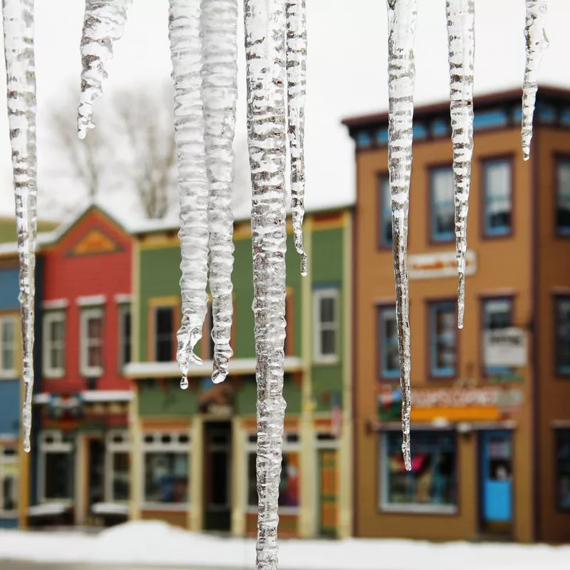 Crested Butte, Colorado in winter