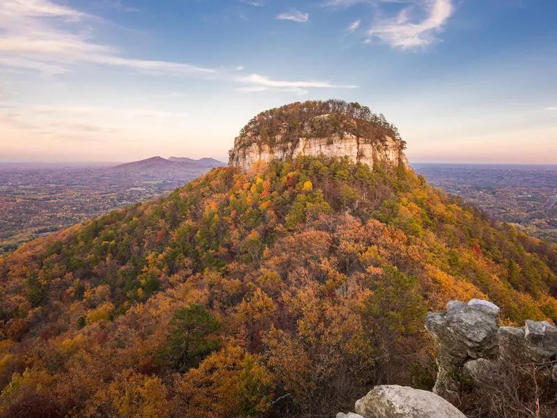 Pilot Mountain in North Carolina