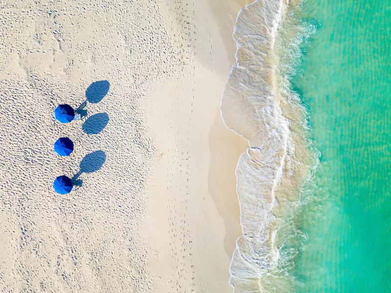 Grace Bay Beach in the Caribbean, Turks & Caicos