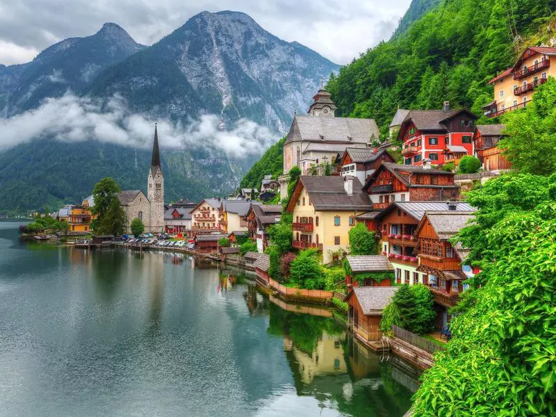 Hallstatt village in Austria