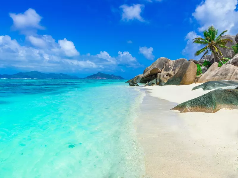 Anse Source d'Argent - beach on island in Seychelles