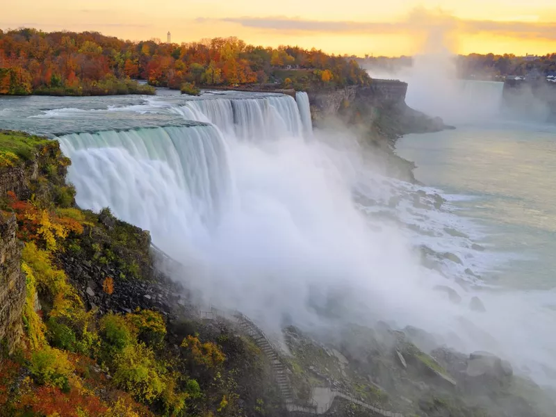 Niagara Falls in autumn