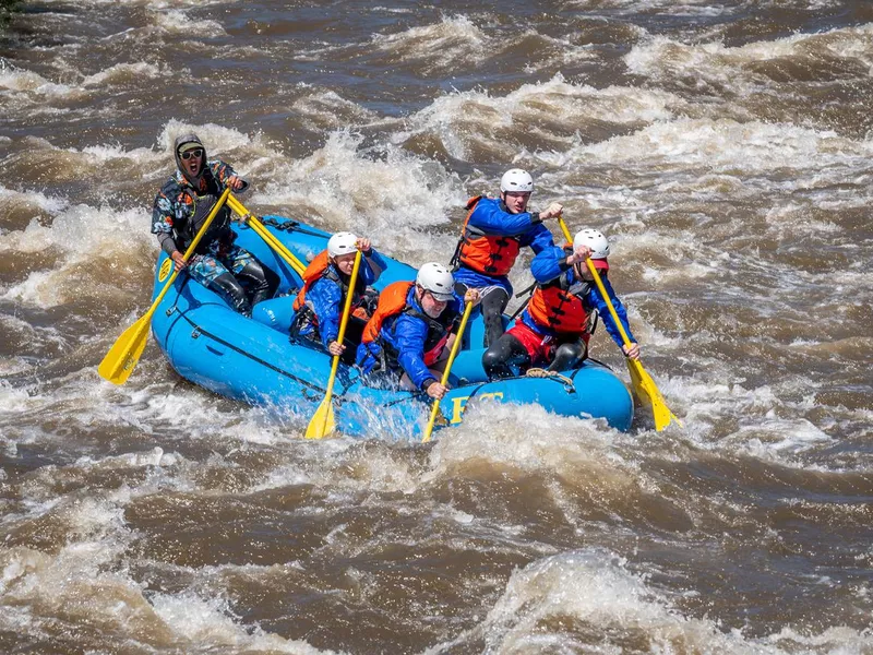 Whitewater rafting on the Arkansas River in Colorado