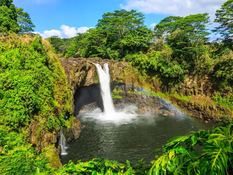 Hawaii, Rainbow Falls in Hilo