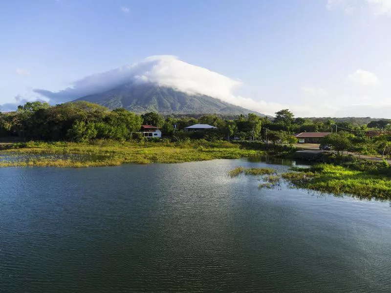 Lake Nicaragua in Ometepe Island