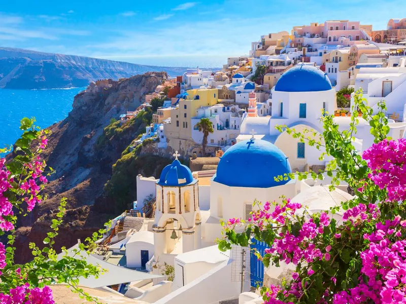 Santorini island, Greece.