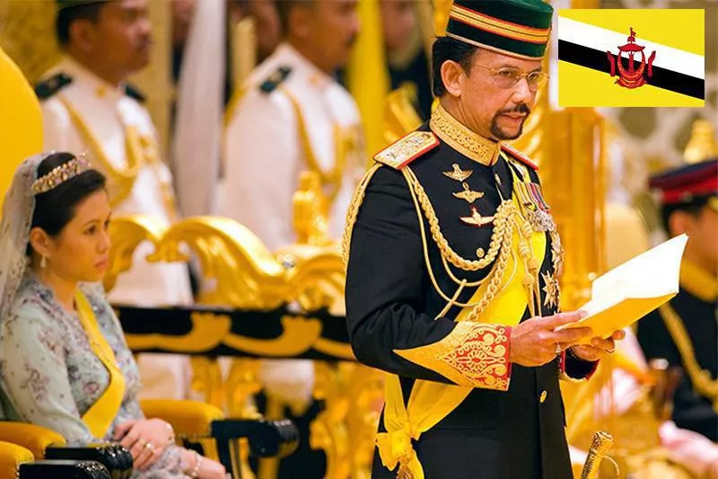 Brunei sulta, King Mswati