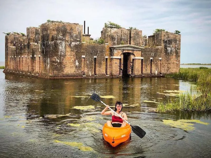 Kayaking in Fort Proctor