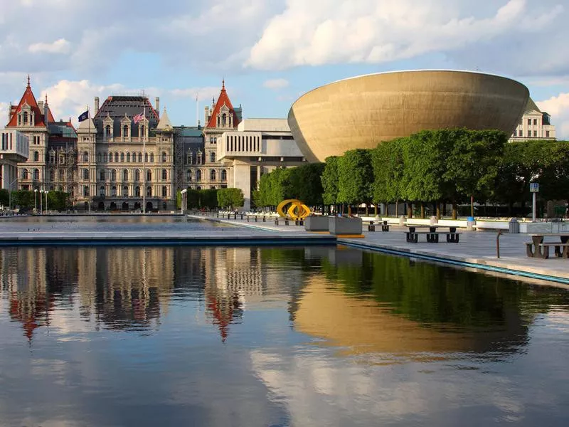 The Egg in downtown Albany