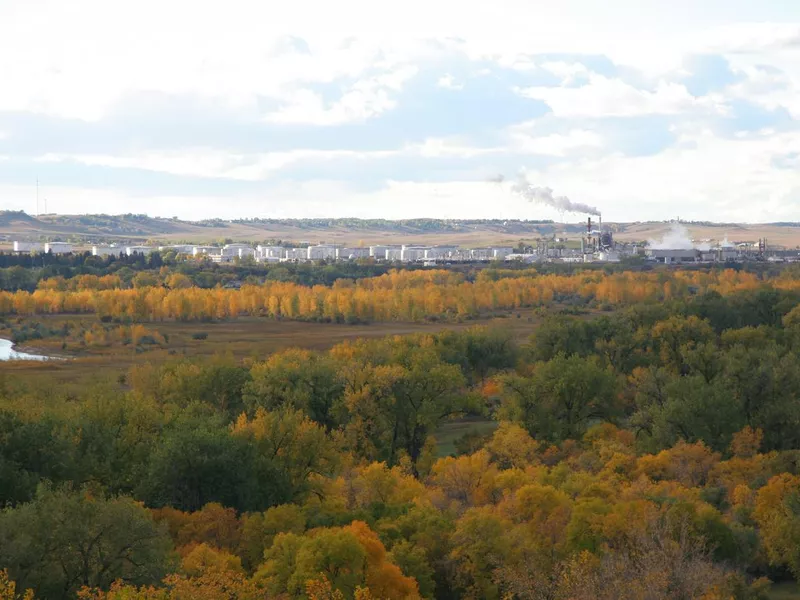 Missouri River Colors In Fall