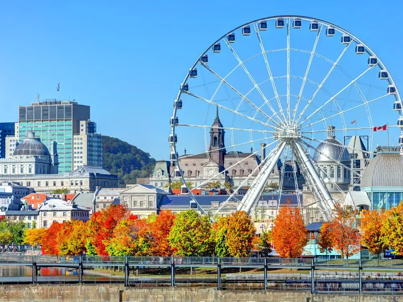 Ferris wheel in Montreal