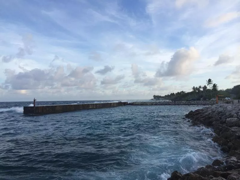 Nauru shoreline