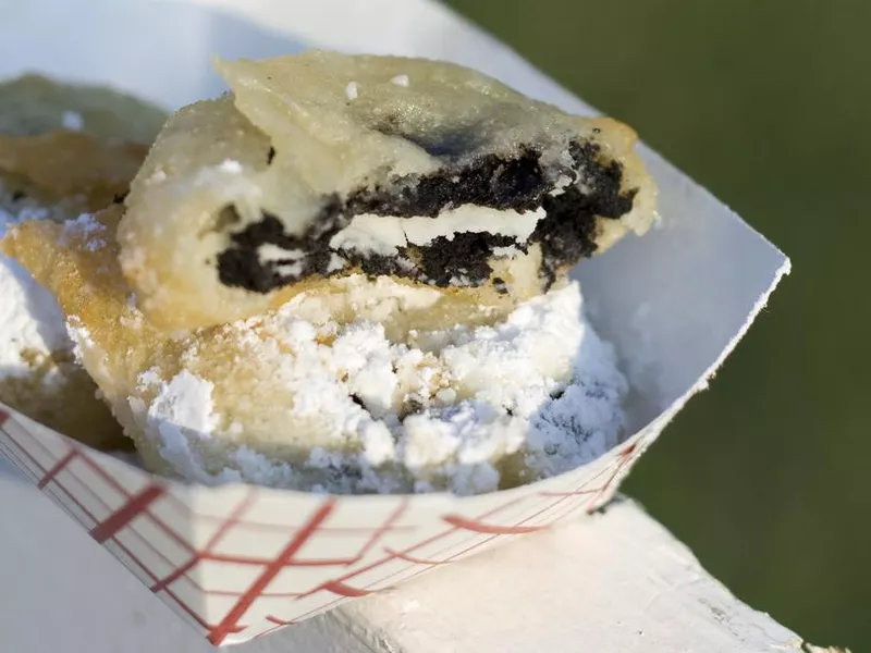 deep fried sandwich cookie