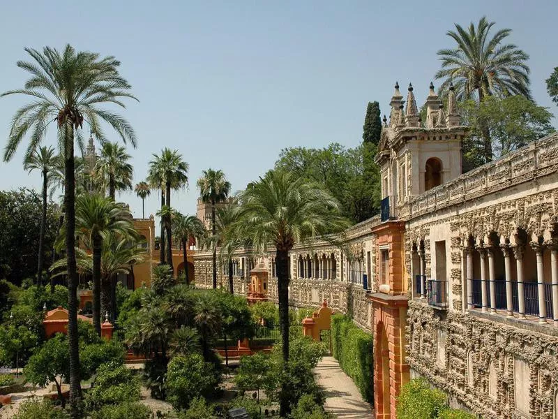 Alcazar Gardens, Seville, Spain