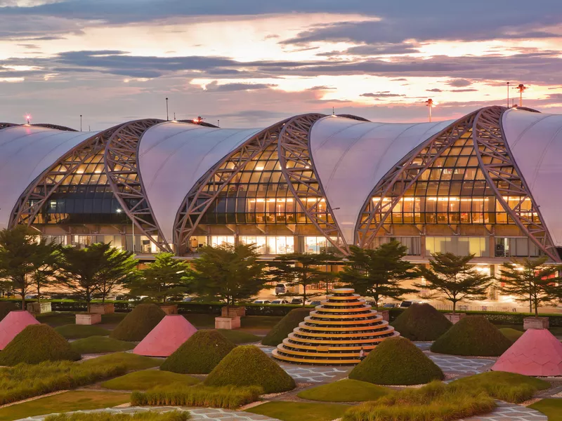 Suvarnabhumi Airport in Bangkok,Thailand