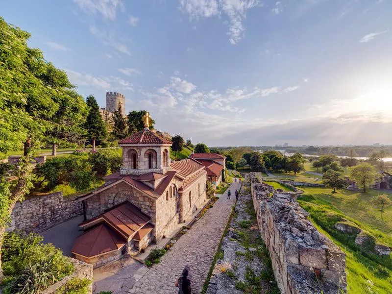 Belgrade fortress and Kalemegdan park