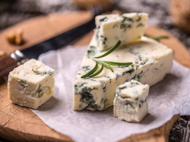 French Roquefort cheese