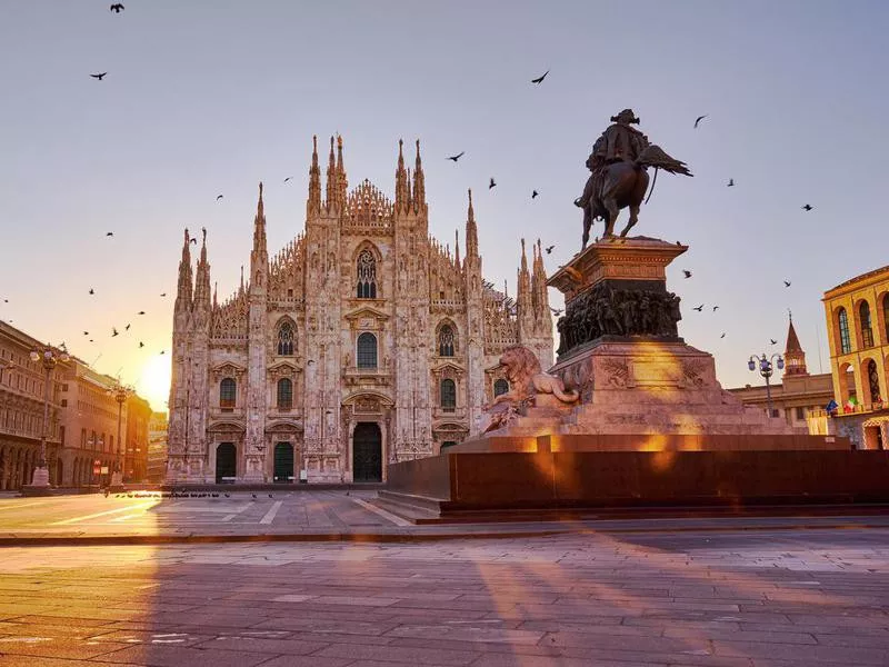 Milan at dawn